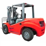 Double Front Wheels Diesel Forklift 7 Ton