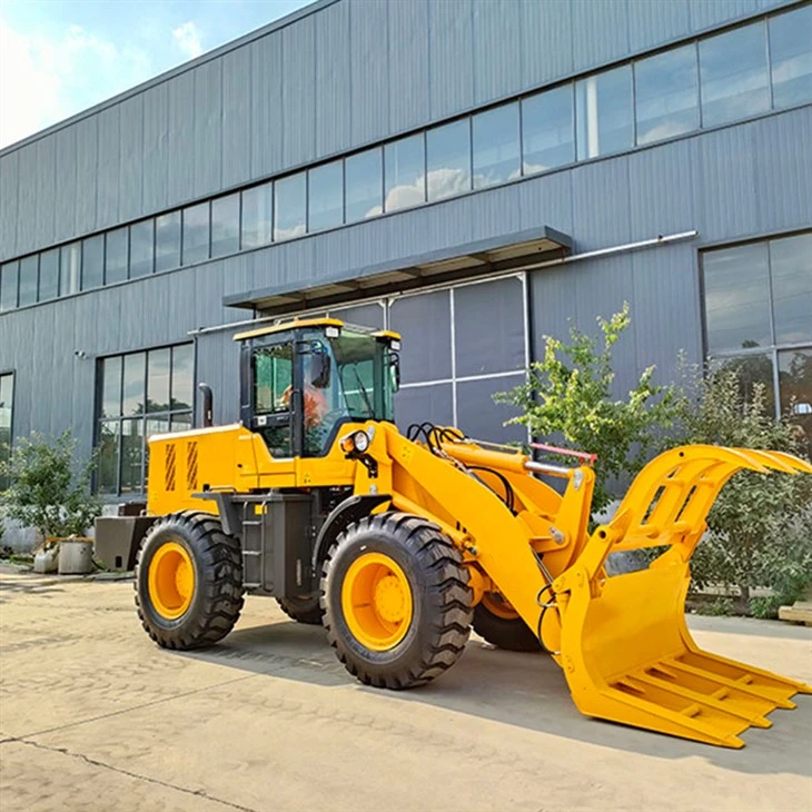 2.5 Ton Front End Wheel Loader with Log Grapple