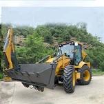 2.5 Ton Backhoe Loader With H Leg With Air Conditioners And Rops Cabin