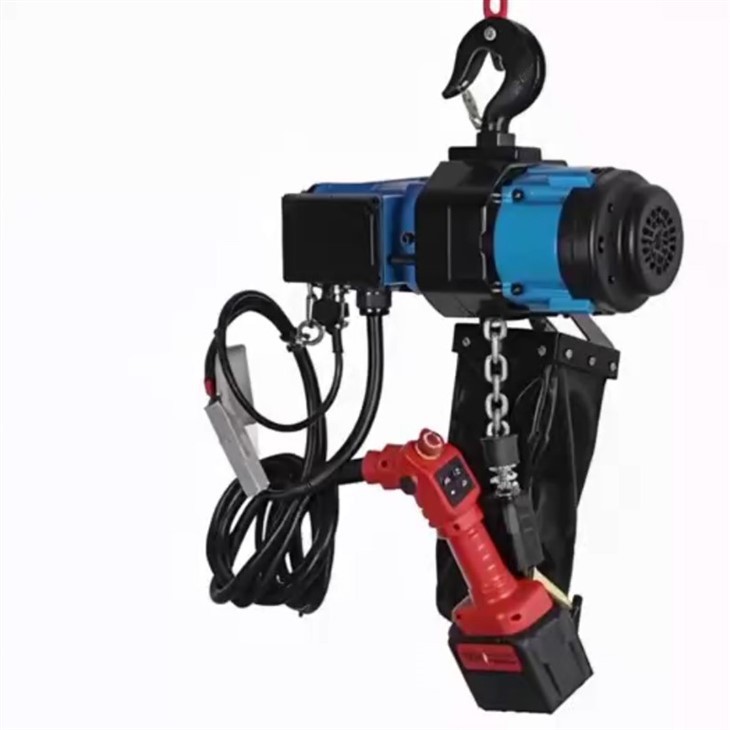 1000kg 1600W 12m Electric Scaffold Winch Lifting Crane Wire Rope Hoist