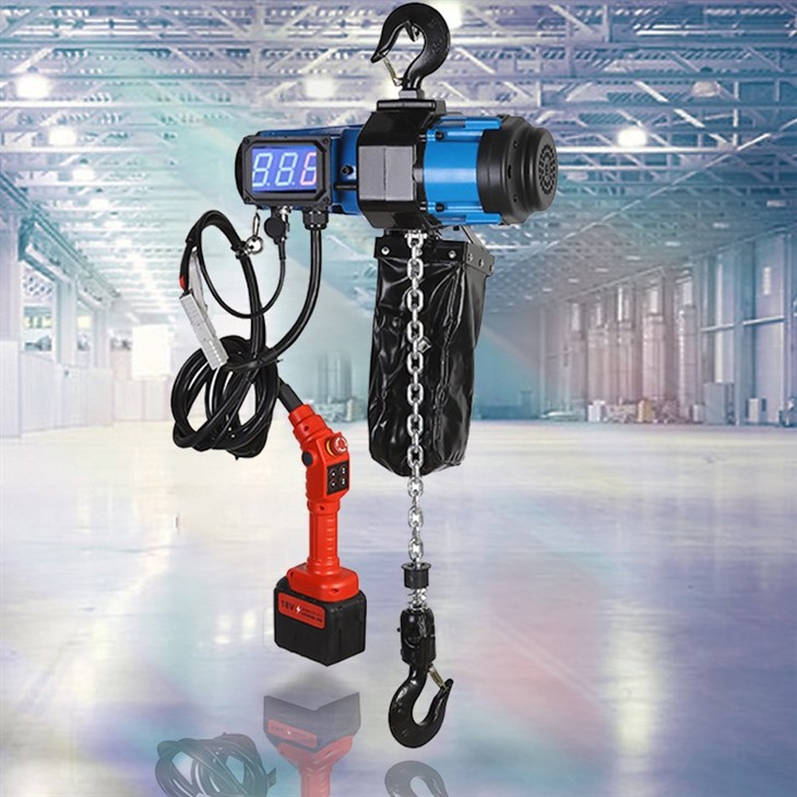 1000kg 1600W 12m Electric Scaffold Winch Lifting Crane Wire Rope Hoist factory