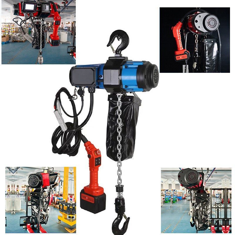 Factory 500-1000kg 30m Aluminum Electric Scaffold Winch Lifting Crane Wire Rope Hoist Crane best